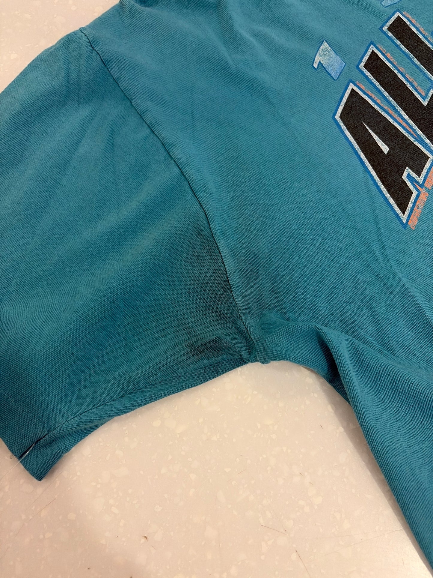 1993 Baltimore Orioles All Star Game Vintage Teal Distressed Tee (L)