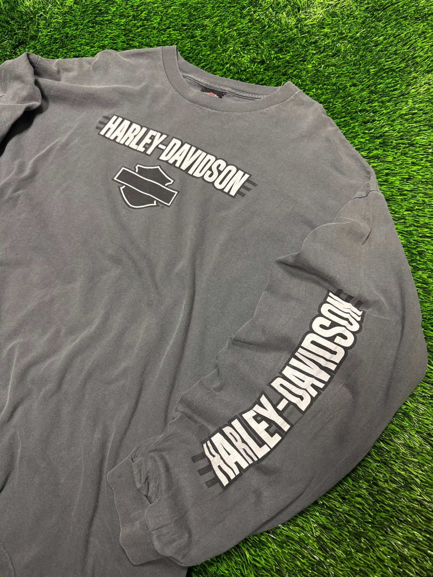 2012 Harley Davidson Charcoal Long Sleeve Tee (XL)