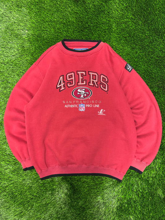 90s San Francisco 49ers Pro Line Maroon Crewneck (XL)