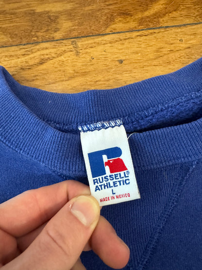 90s Russell Athletics Blue Essential Vintage Crewneck (L)