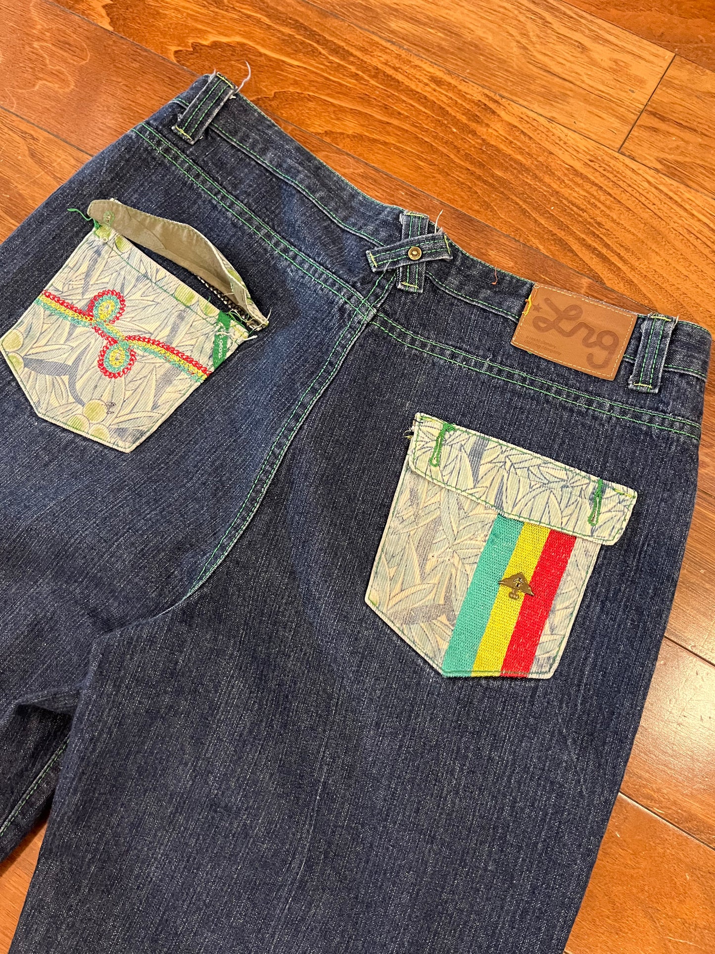 00s LRG Oversized Jean Shorts (36)
