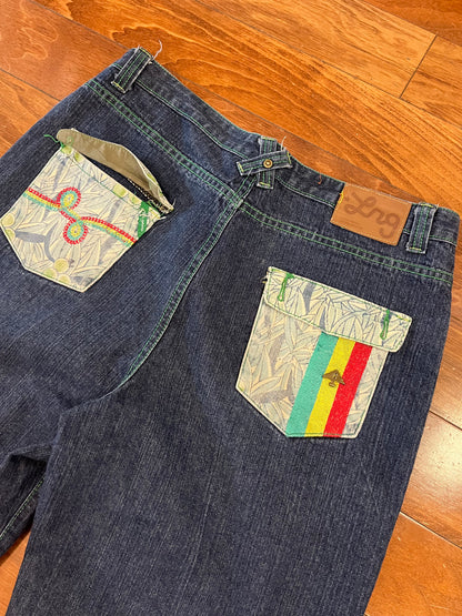 00s LRG Oversized Jean Shorts (36)