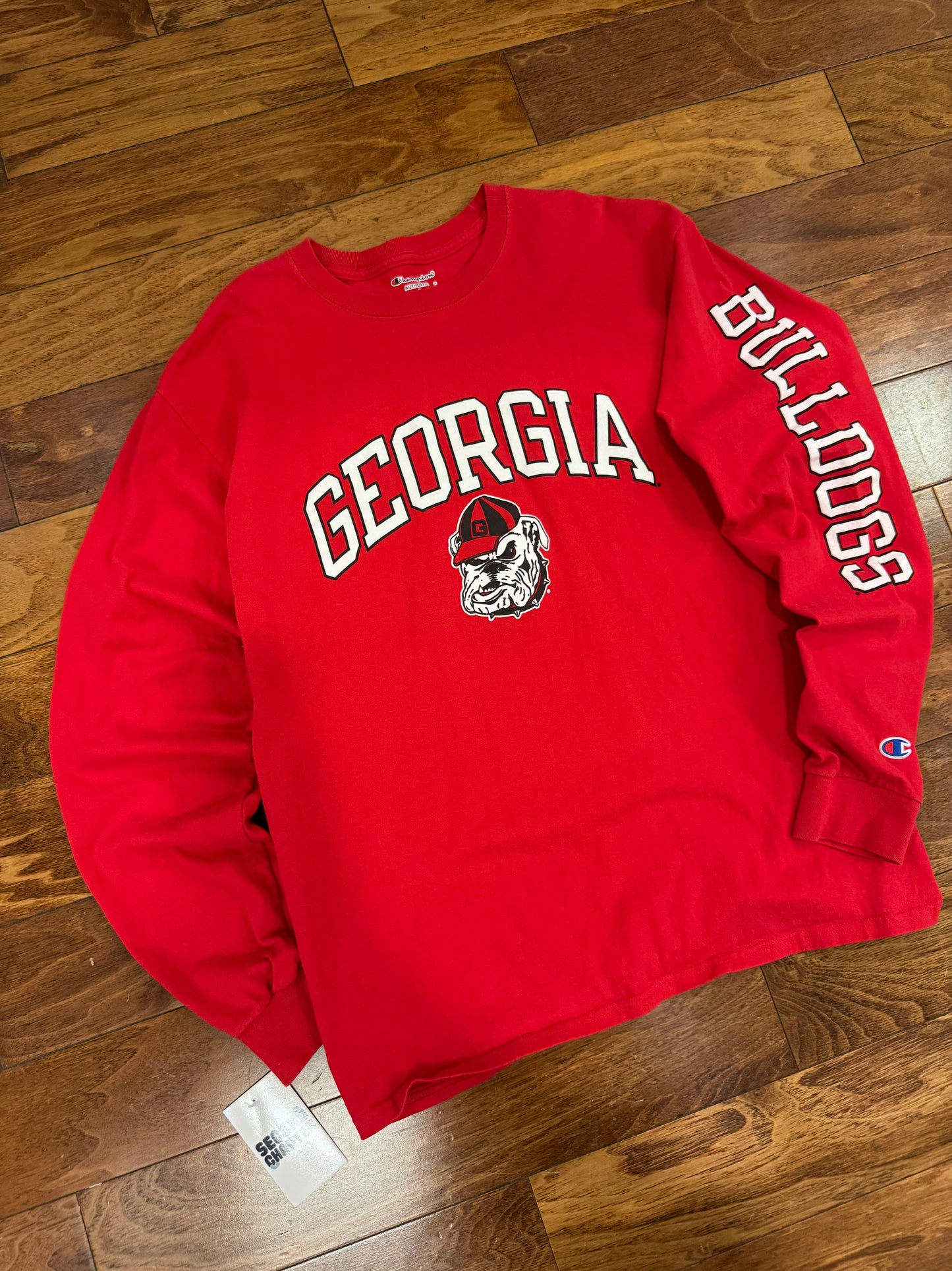 2010 Georgia Bulldogs Spell Out Champion Long-Sleeve Shirt (L)