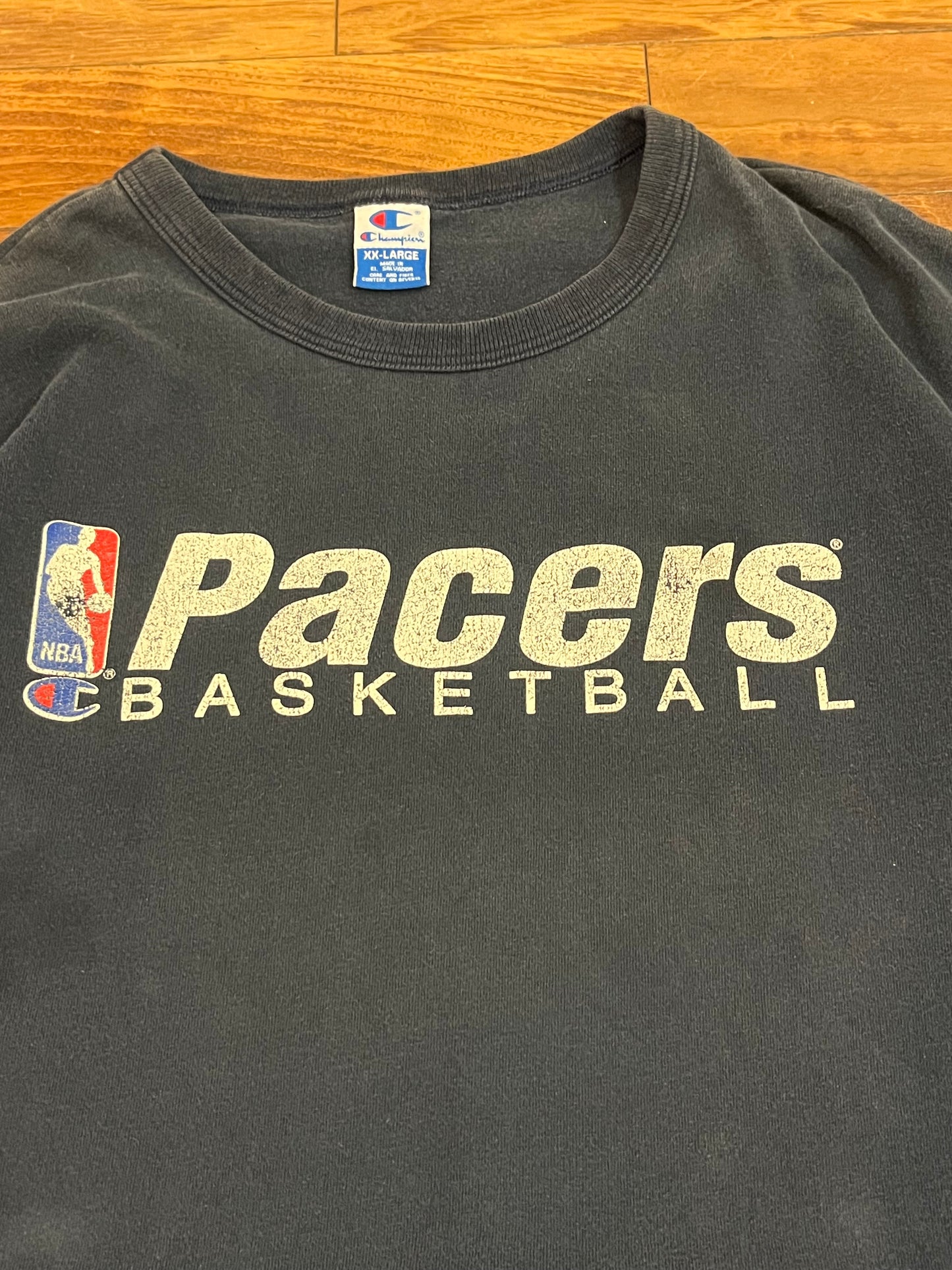 90s Indiana Pacers Vintage NBA Basketball Champion Tee (XXL)