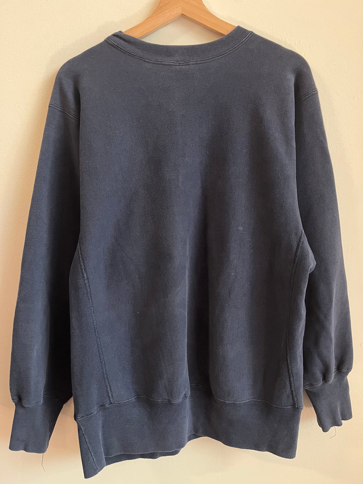 90s Champion Navy Reverse Weave Crewneck (XL)