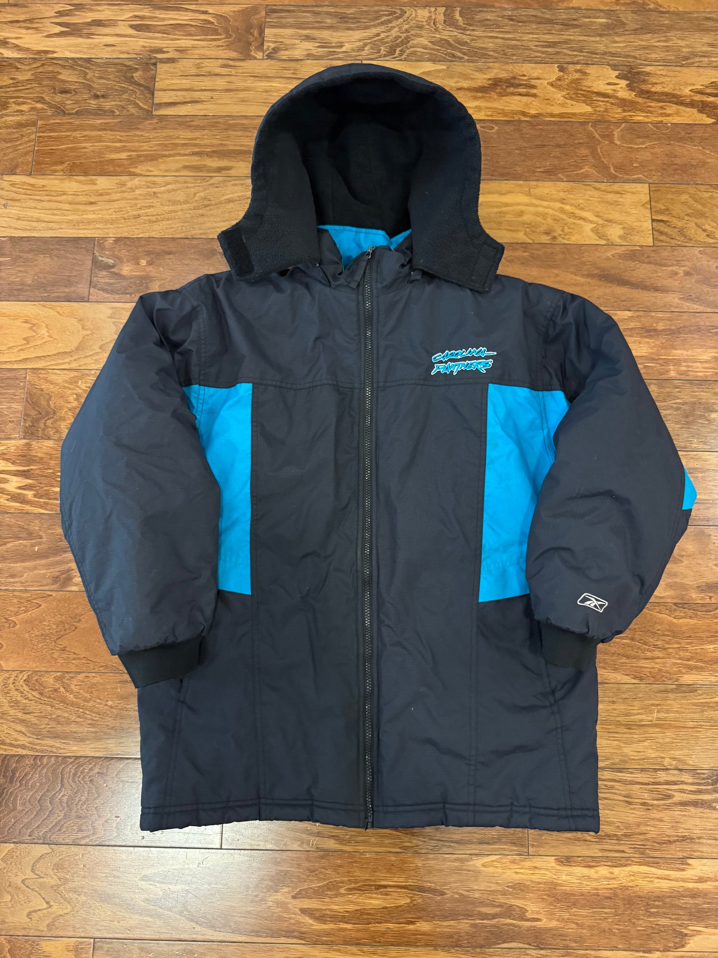 00s Carolina Panthers Reebok Puffer Jacket (Youth XL)