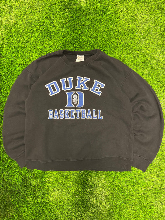 90s Duke University Basketball Spell Out Vintage Crewneck (XL)