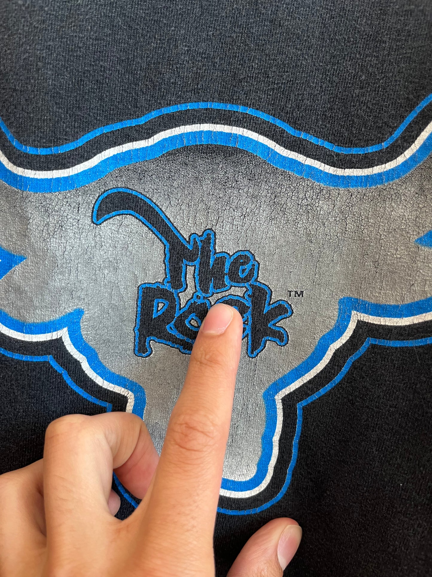 90s The Rock "Finally Has Come Back To Greensboro" Wrestling Tee (XL)