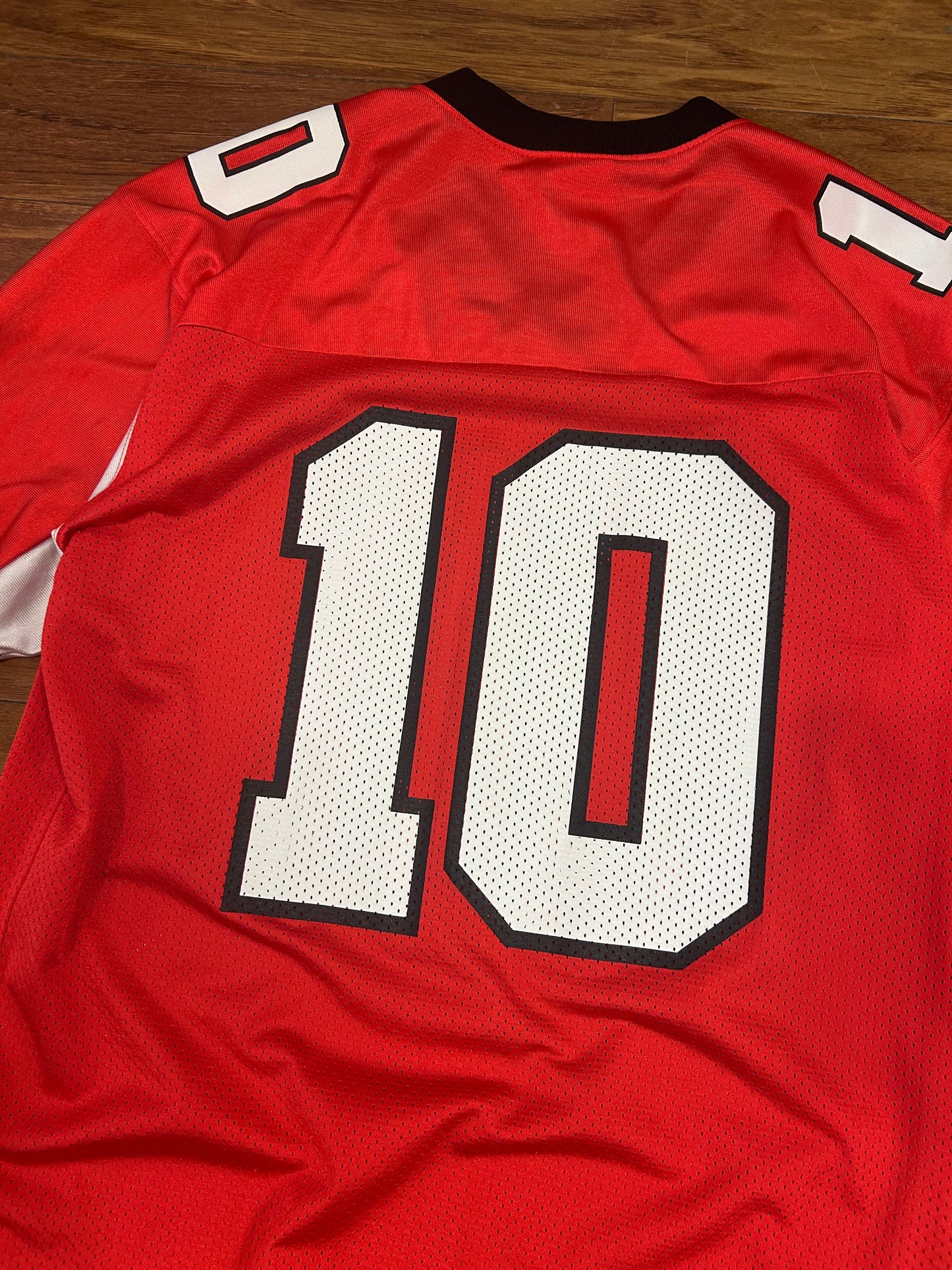 00s NC State (NCSU) Vintage #10 Adidas Football Jersey (M)