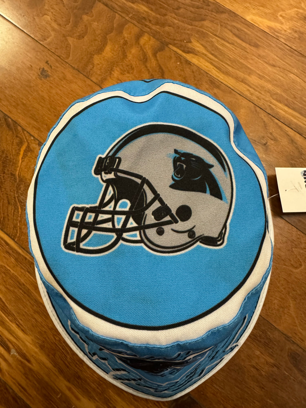 Carolina Panthers Electric Blue Spell Out Bucket Hat (OS)