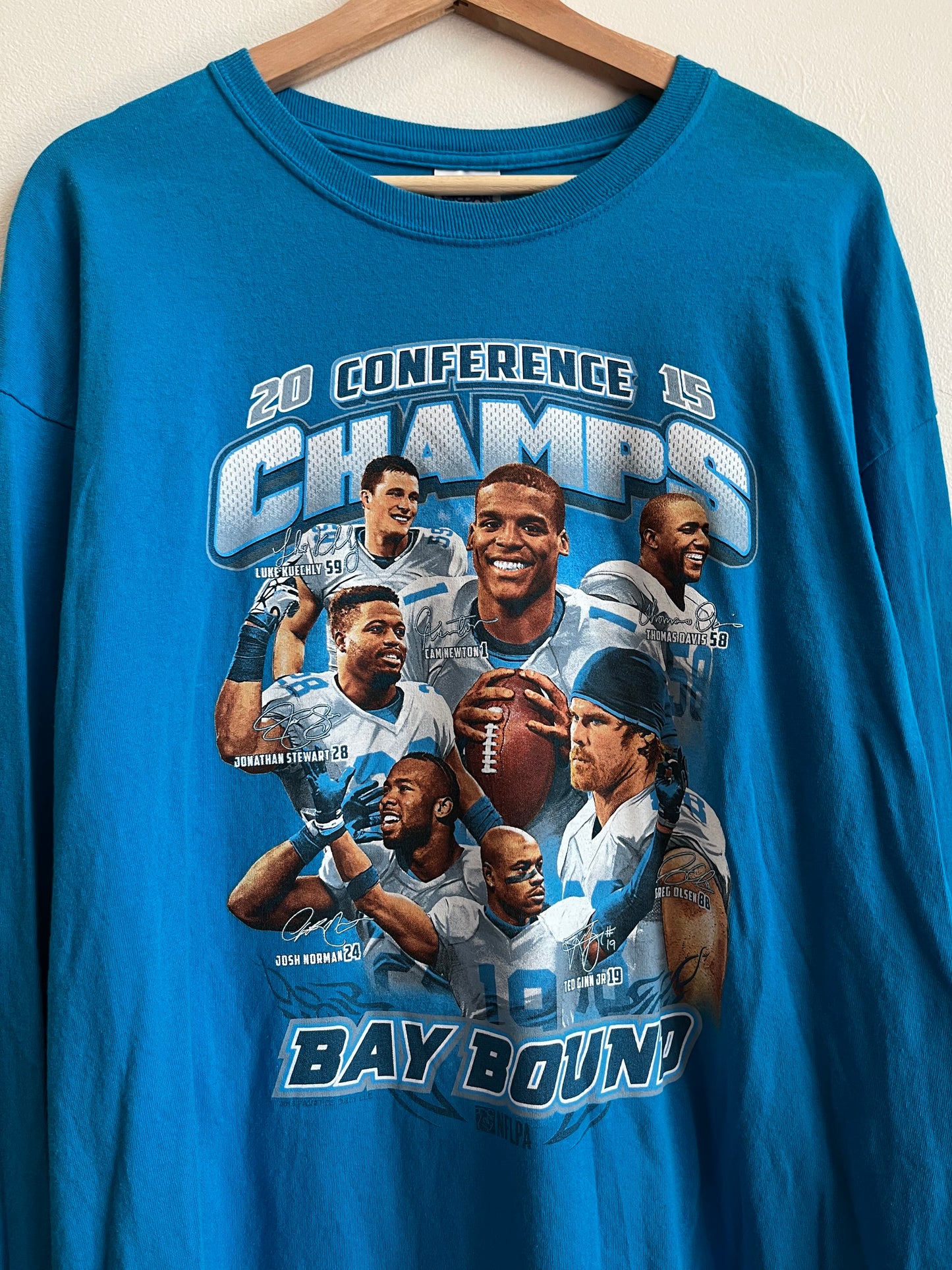 2015 Carolina Panthers Conference Champions Long Sleeve Shirt (XL)