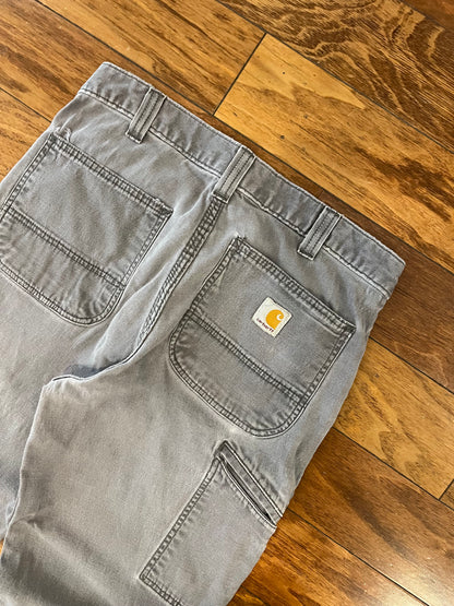 Carhartt Gray Relaxed Fit Pants (33 x 32)