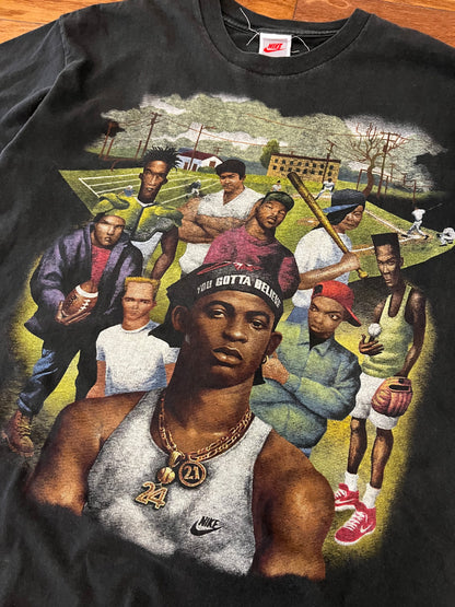 90s Deion Sanders "You Gotta Believe" Vintage Nike Tee (L)