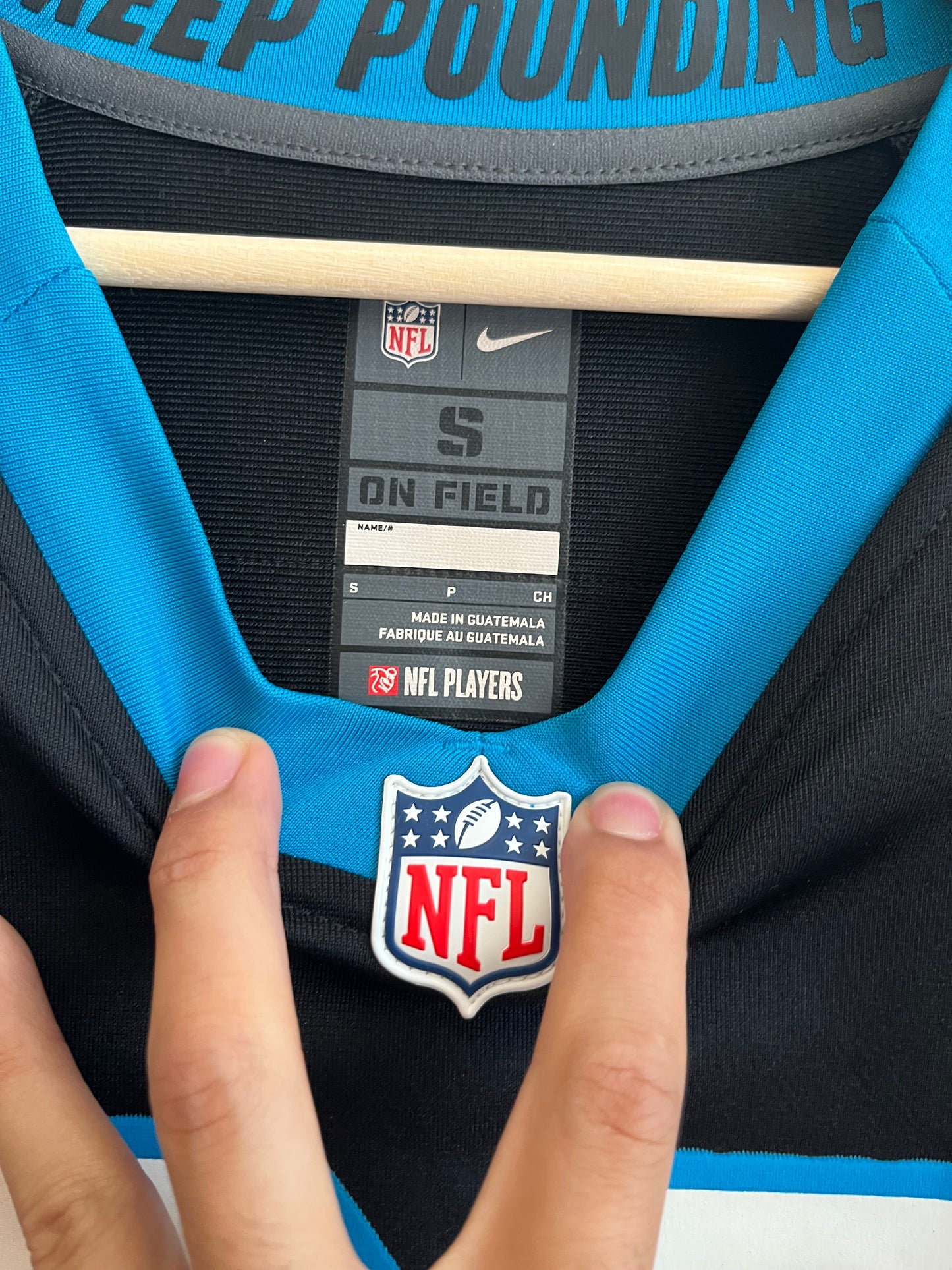2022 Carolina Panthers Christian Mccaffery Nike NFL Jersey (S)
