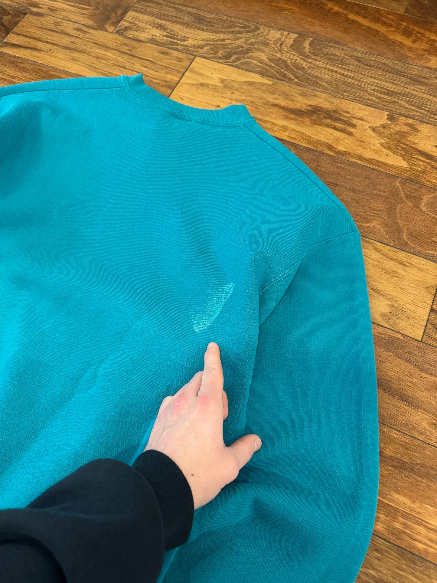 90s New York Yankees BVD Teal Embroidered Crewneck (XL)
