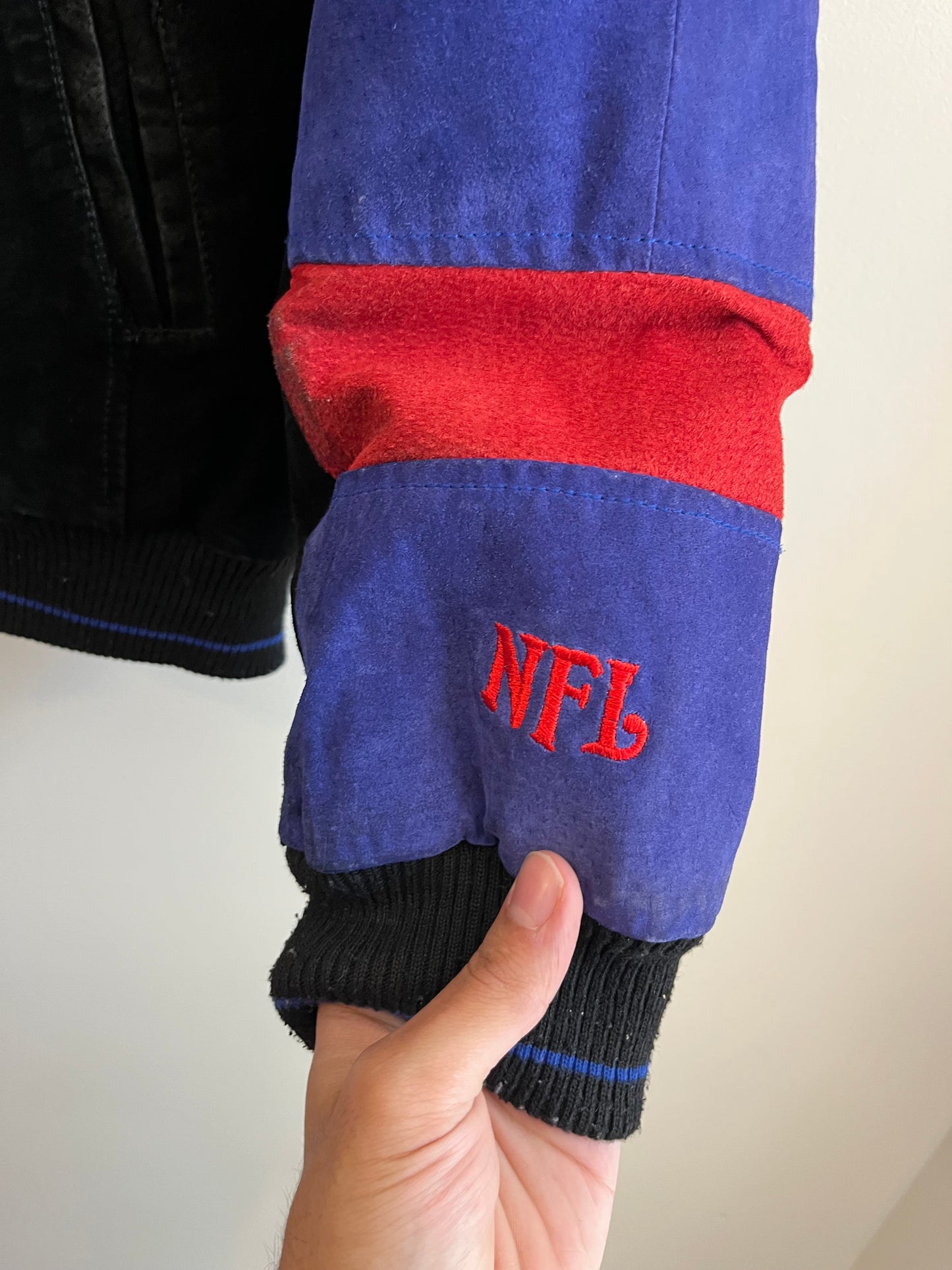 00s New York Giants Suede NFL Jacket (M)