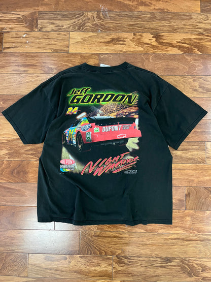 1998 Jeff Gordon "Night Warrior" Front/Back Graphic Nascar Tee