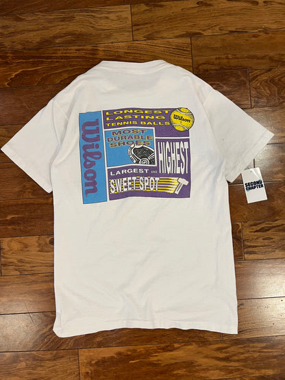 90s Wilson Team ETA Tennis Tee (M)
