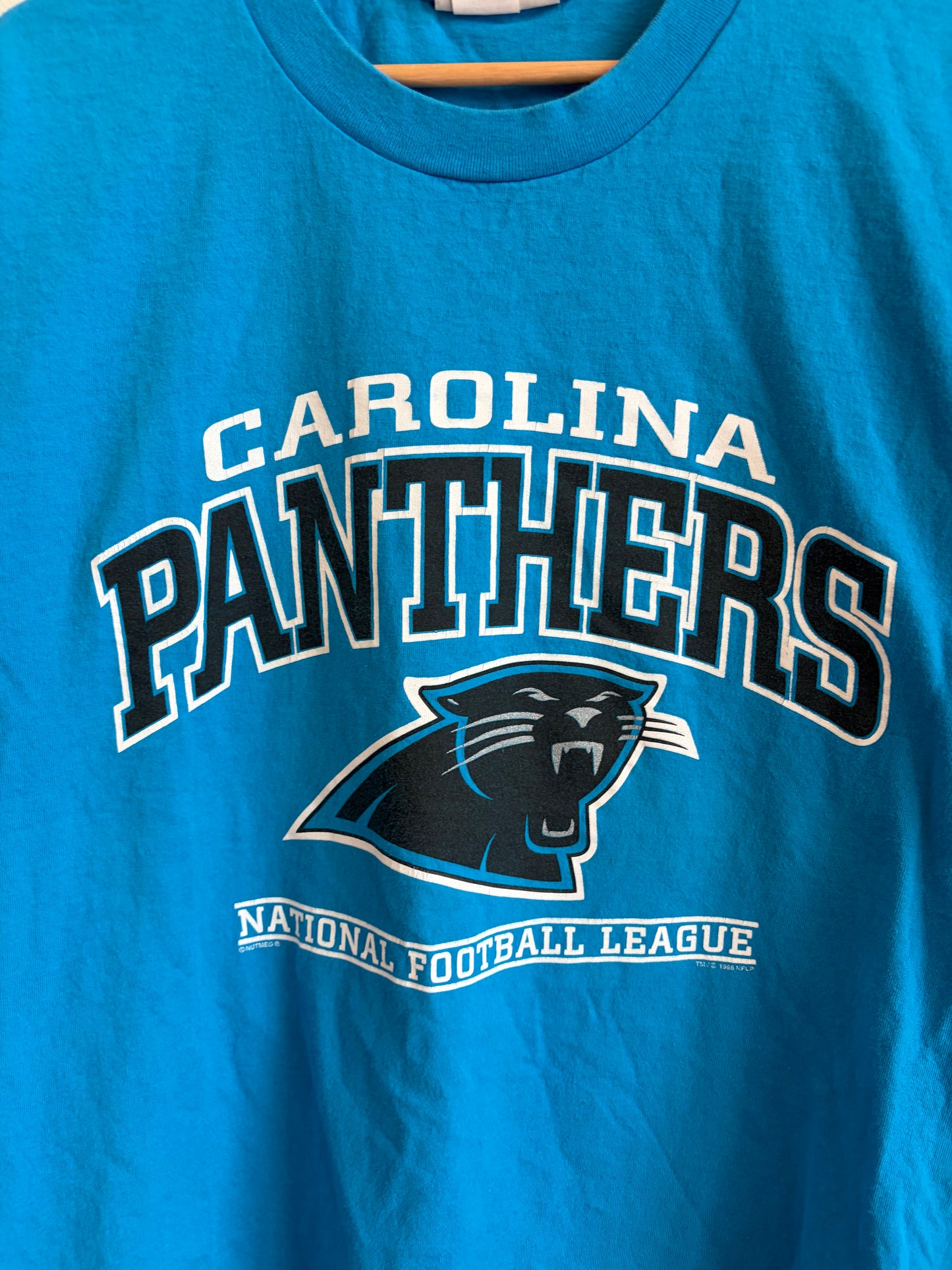 1998 Carolina Panthers Lee Sport Blue Tee (L)