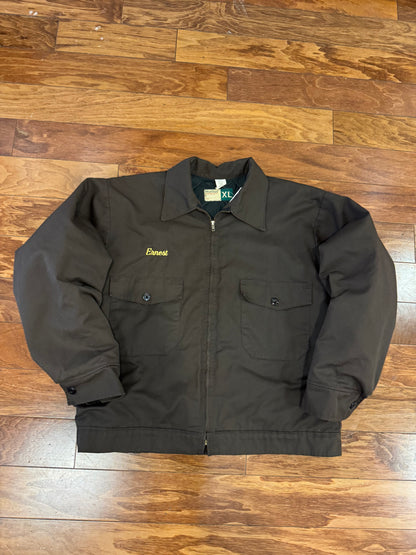 80s Wear Guard Mocha Ernest Boxy Jacket (XL)