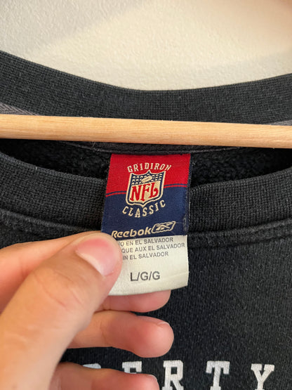 00s Property of Eagles Black Reebok NFL Crewneck (L)