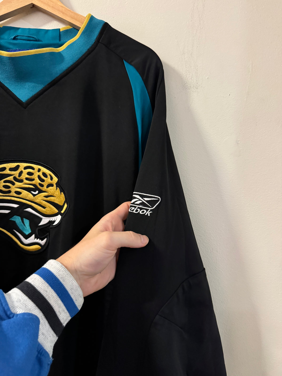 00s Jacksonville Jaguars Reebok Sideline Performance Pullover (XL)