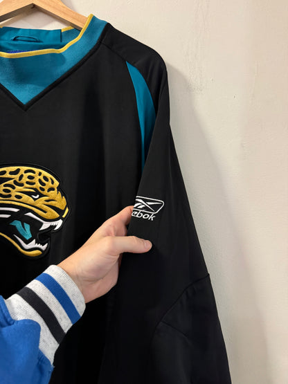 00s Jacksonville Jaguars Reebok Sideline Performance Pullover (XL)