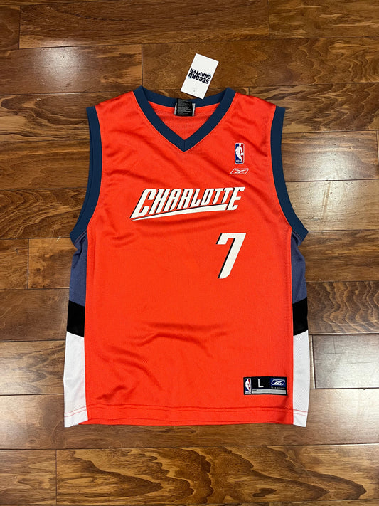 00s Charlotte Bobcats Primoz Brezec NBA Jersey (Youth L)