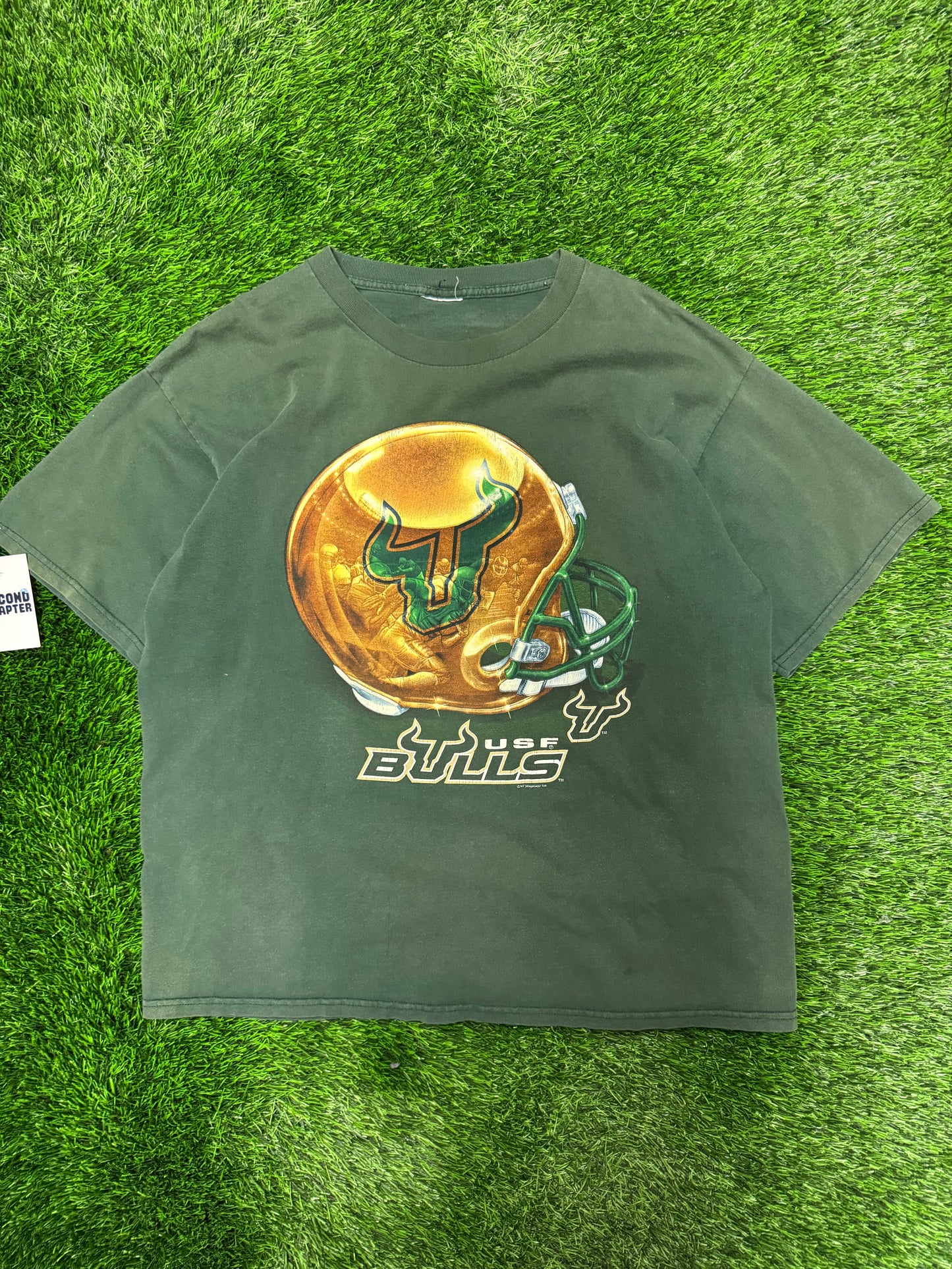90s University of Southern Florida (USF) Bulls Graphic Vintage Tee (XL)