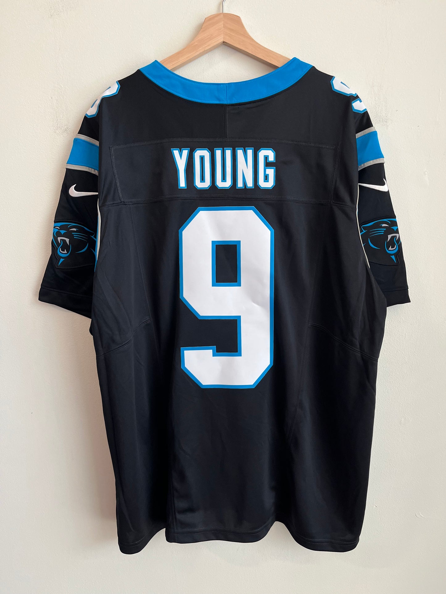 2023 Carolina Panthers Bryce Young Deadstock Nike Vapor F.U.S.E Stitched Jersey (XXL)