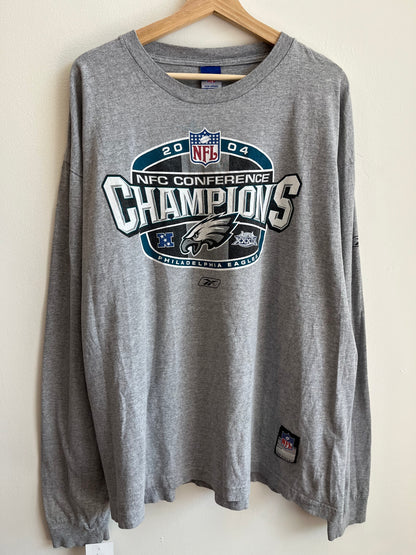 2004 Philadelphia Eagles NFC Champs Long-Sleeve Shirt (XL)