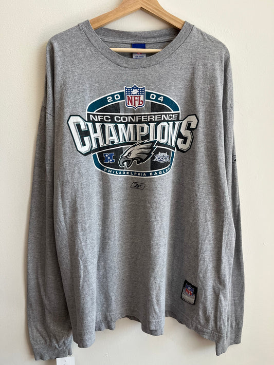 2004 Philadelphia Eagles NFC Champs Long-Sleeve Shirt (XL)