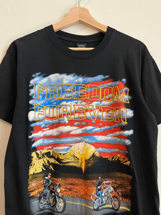 00s USA Freedom Forever Biker Tee (M)