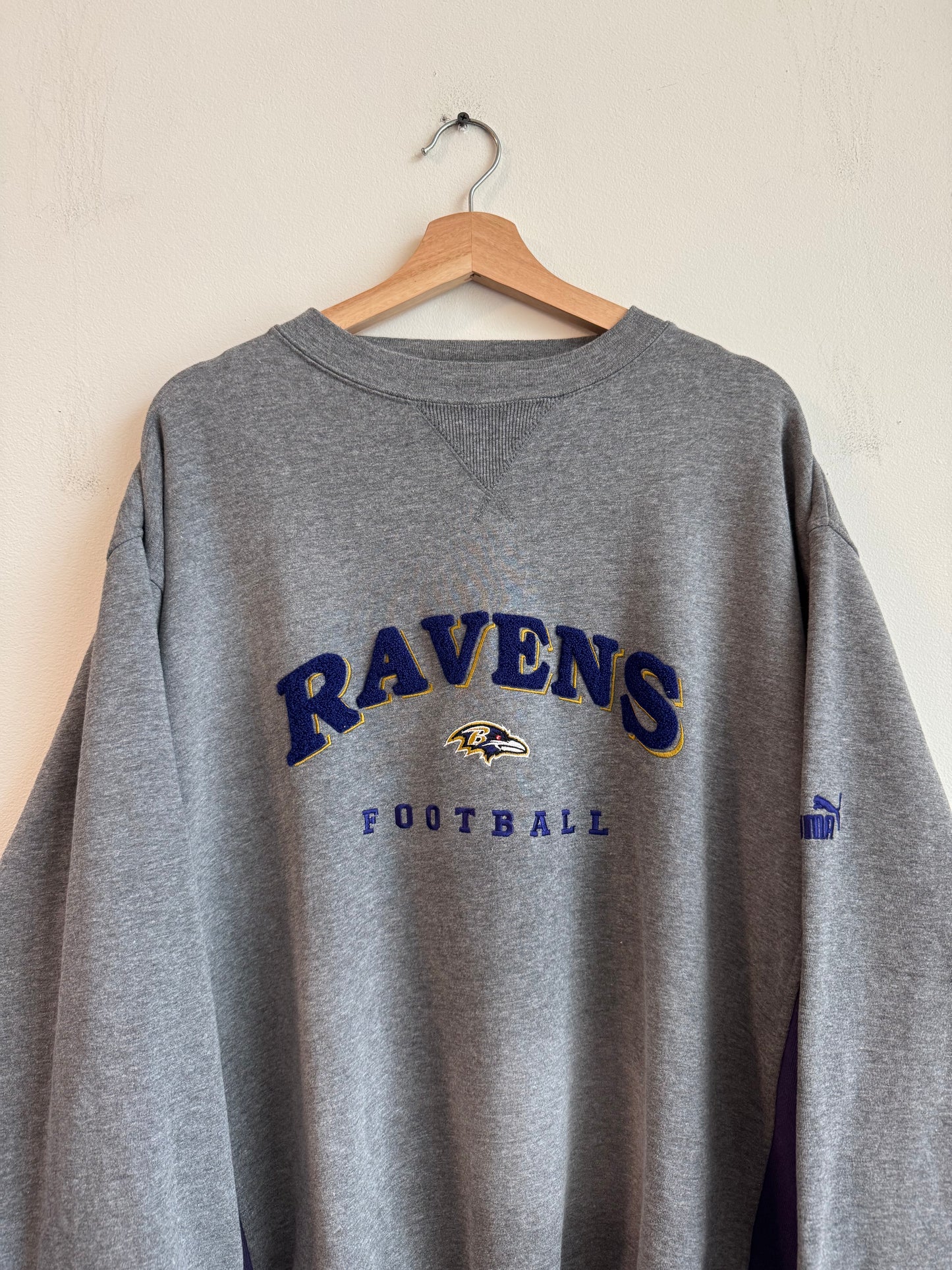2000s Baltimore Ravens Puma Two Toned Crewneck (XL)