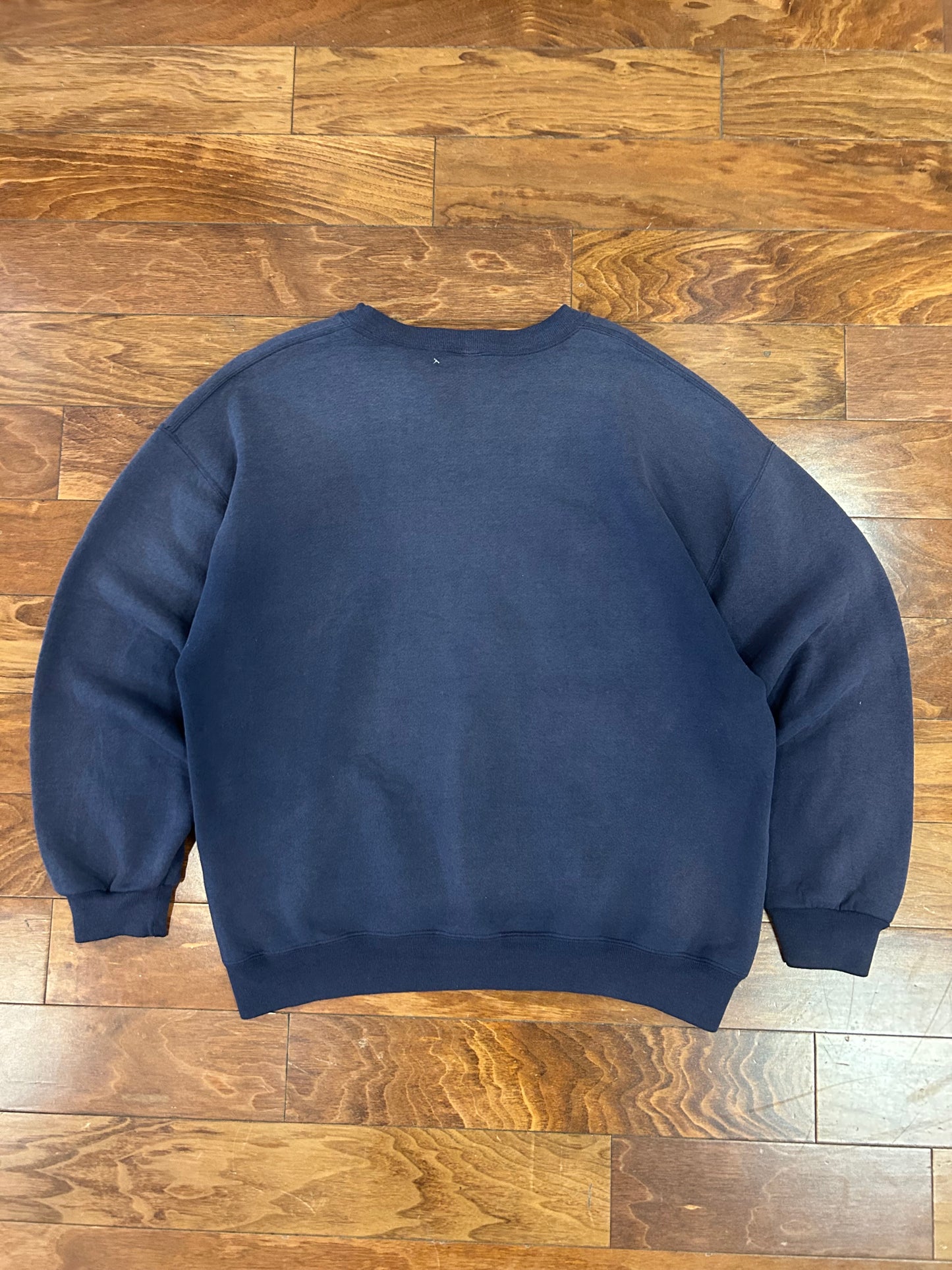90s Russell Athletics Faded Navy Blank Crewneck (XXL)