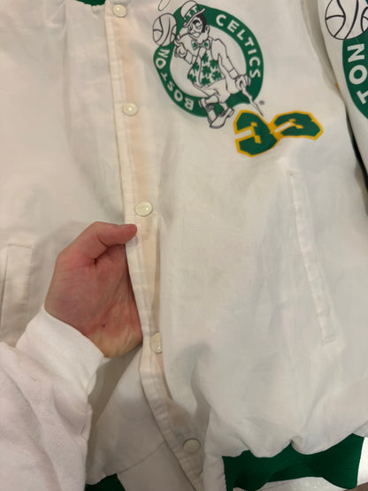 90s Larry Bird Boston Celtics Vintage Fanimation Jacket (M)