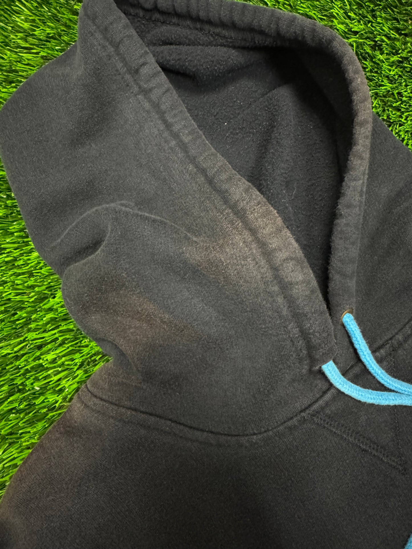 00s Carolina Panthers Spell Out Faded Hoodie (XL)