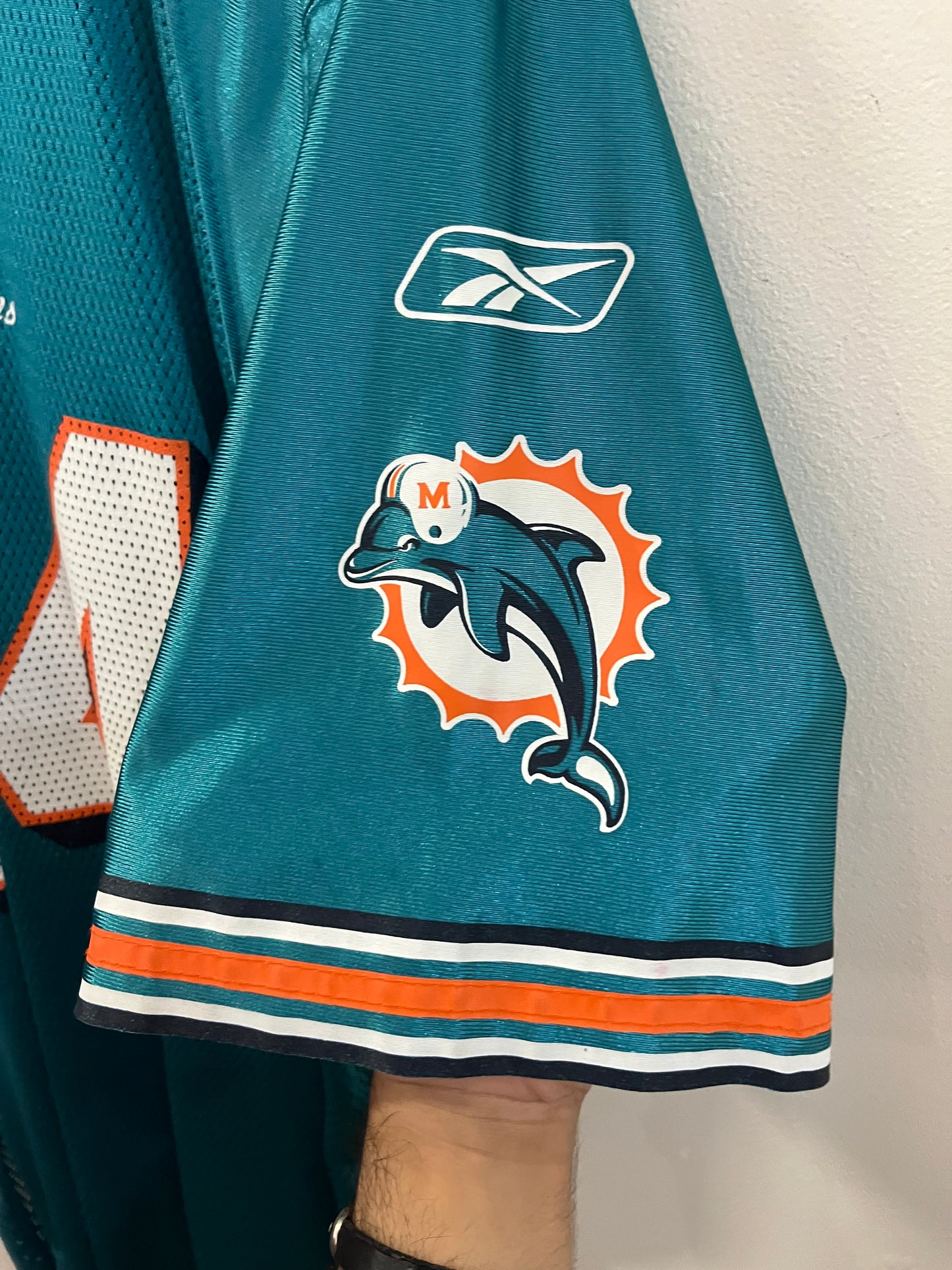 00s Miami Dolphins Ricky Williams Reebok NFL Jersey (L)