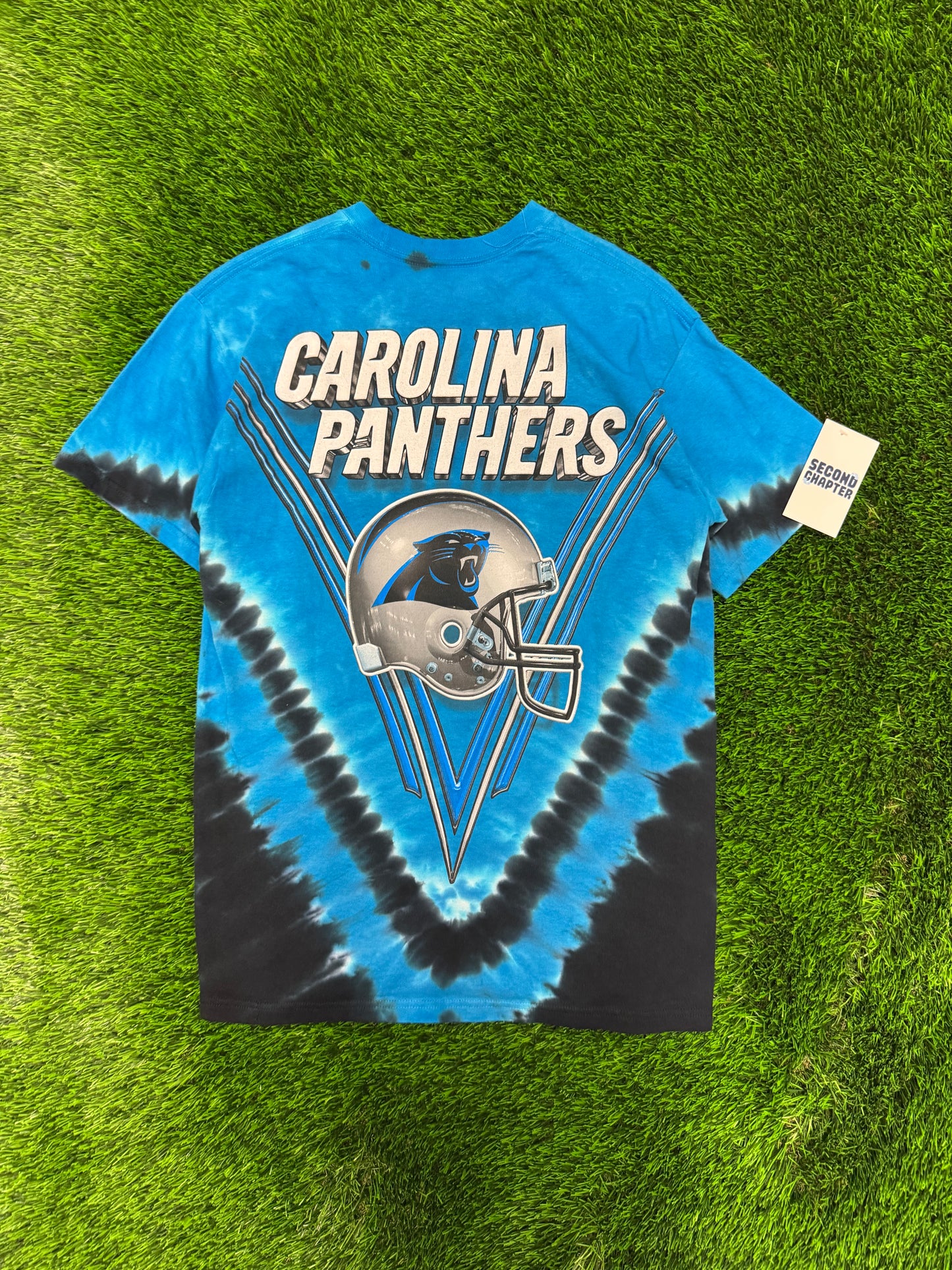 00s Carolina Panthers Majestic Tie Dye Tee (M)