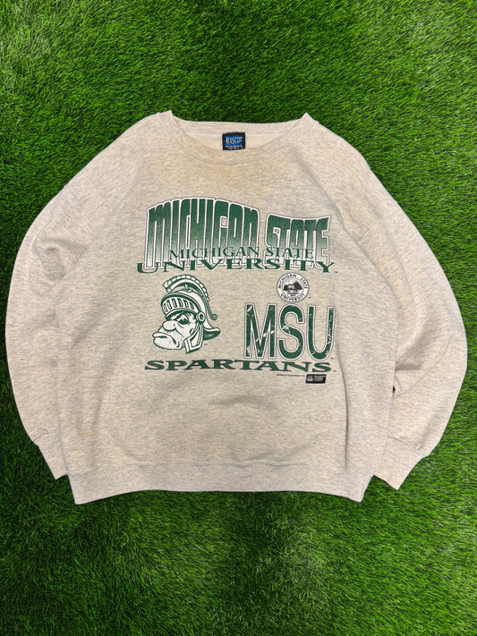 1993 Michigan State University Spartans Graphic Vintage Crewneck (XL)