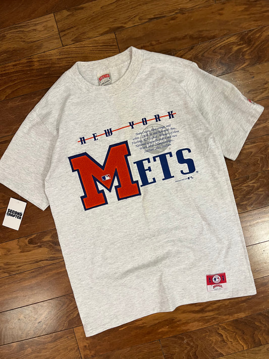 1992 New York Mets Vintage Nutmeg Tee (L)