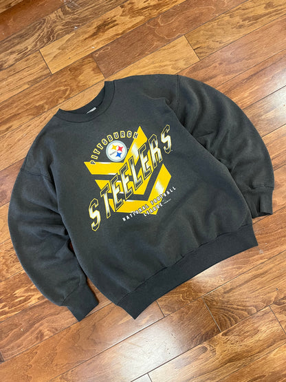1997 Pittsburgh Steelers NFL Faded Crewneck (L)