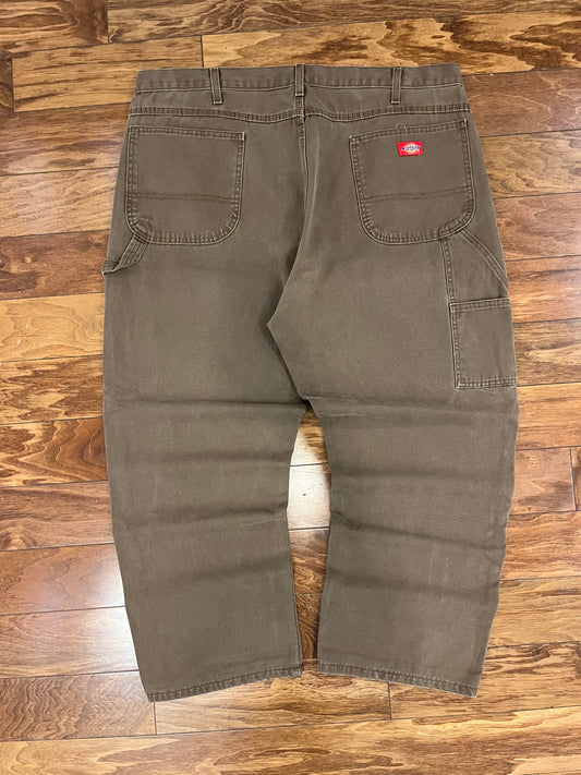 00s Dickies Mocha Red Tab Workwear Pants (42 x30)