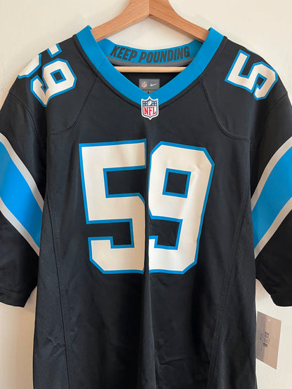 2010s Carolina Panthers Luke Kuechly Nike Home Jersey (L)