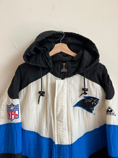 90s Carolina Panthers Apex One Pro Line Puffer Jacket (M)