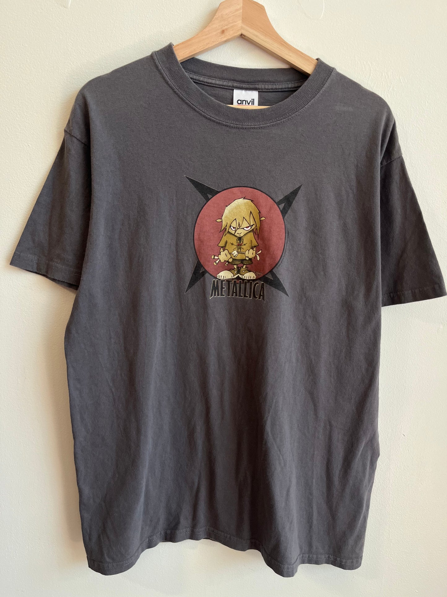 1999 Metallica "Rabbit Kid" Vintage Band Music Tee (L)