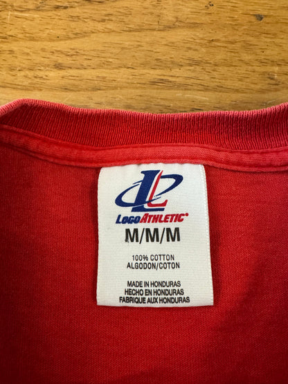 90s Houston Texans Spell Out Logo Athletics Tee (M)