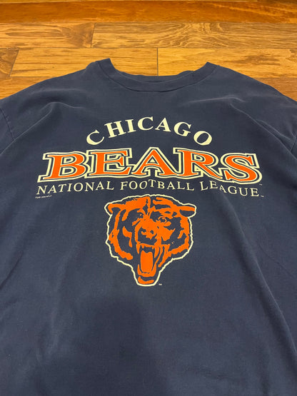 90s Chicago Bears NFL Spell Out Boxy Tee (XXL)