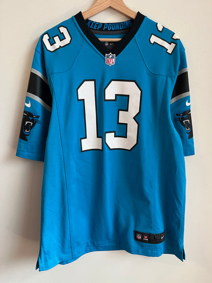 2012 Carolina Panthers Kelvin Benjamin Blue Nike Jersey (L)