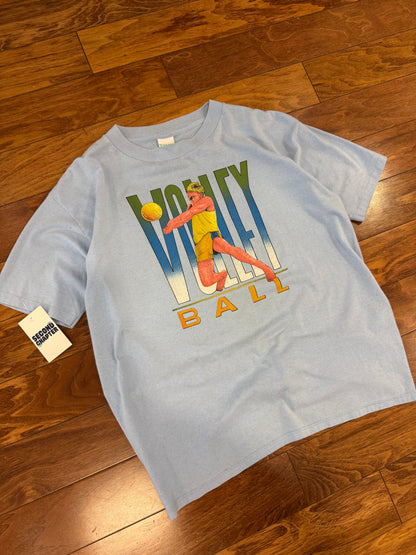 80s Volleyball Graphic Vintage Sports Tee (XL)